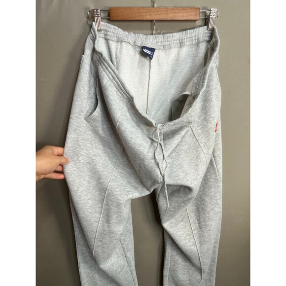 Nike Sweat Grey Pants VTG XL Relax Comfort Lounge Drawstring Athletic Athleisure - Picture 6 of 16